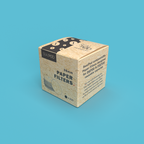Sealpod Paper Filters 200 (for Dolce Gusto, K-Fee, Cafissimo and Caffitaly)